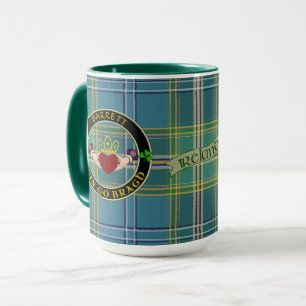 Barrett Irish Claddagh Personalized  Mug