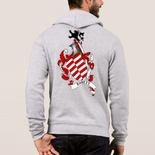 Barrett Irish Coat of Arms Personalised Hoodie