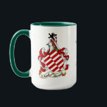 Barrett Irish Coat of Arms Personalised  Mug<br><div class="desc">Barrett coat of arms is on either side of this mug with crossed Celtic swords in the middle. The crest has been added to the top of the helm. Choose your favourite colour! Can be given as a gift to family or friends. The name can be personalised! Erin go Bragh!...</div>