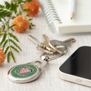 Barrett Irish Shield Personalized Key Rings