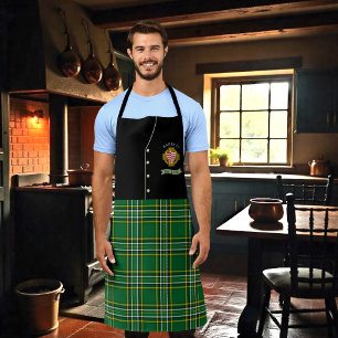 Barrett Irish Shield & Tartan Personalised Kilt  Apron
