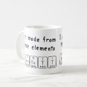 Barrett periodic table name mug (Front Left)