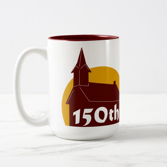 Barrett's Chapel 150th Anniversary Coffee Mug (Left)