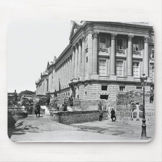 Barricade during the Commune of Paris Mouse Mat (Front)