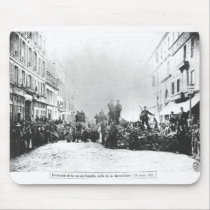 Barricade in the Rue de Flandre Mouse Mat