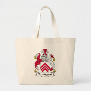Barrington Family Crest Large Tote Bag