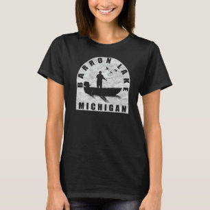 Barron Lake Fishing Michigan   T-Shirt