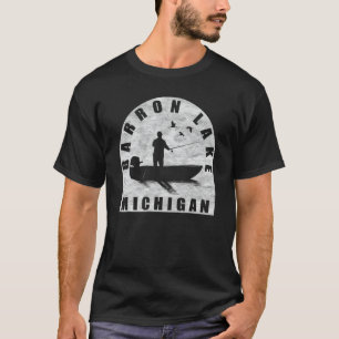 Barron Lake Fishing Michigan T-Shirt