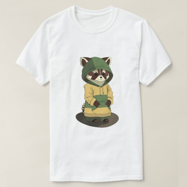 Barron the Racoon  T-Shirt (Design Front)