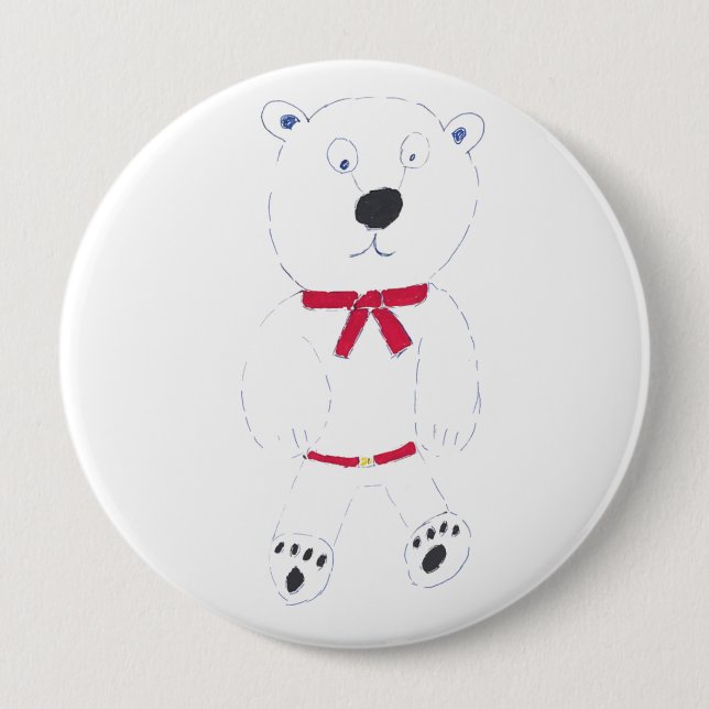 Barry Bear Giant Badge (Front)