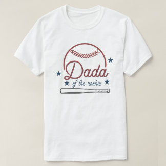 BARRY Dada of the Rookie Baseball Birthday T-Shirt