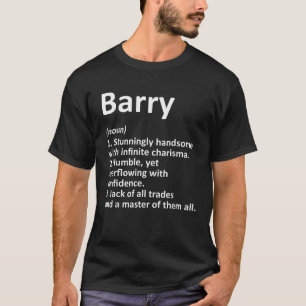 BARRY Definition Personalised Name Funny Birthday  T-Shirt
