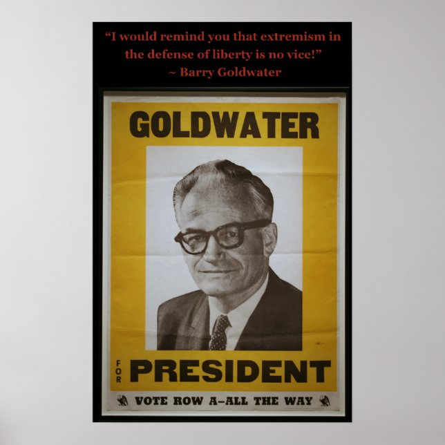 Barry Goldwater Poster (Front)
