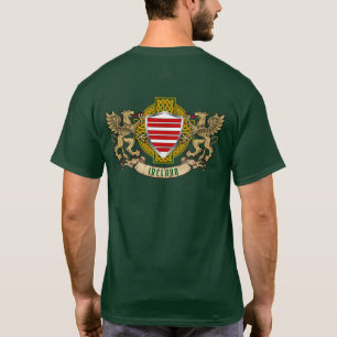 Barry Irish Shield & Griffins Personalised  T-Shirt
