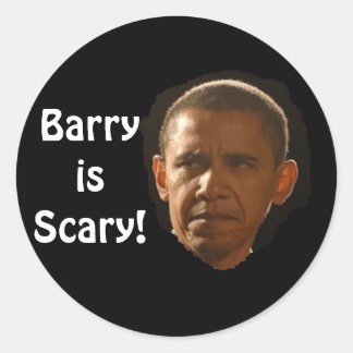 Barry is Scary! stickers