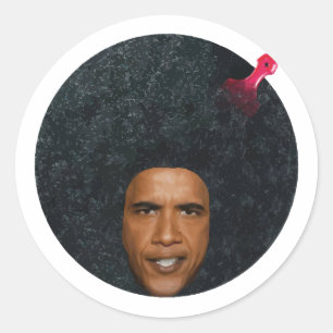 Barry Is The Coolest President Ever Classic Round Sticker