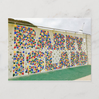 Barry Island Wales Climbing Wall Postcard