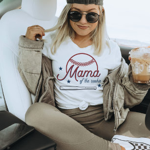 BARRY Mama of the Rookie Baseball Birthday T-Shirt