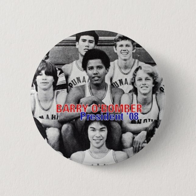 Barry O'Bomber Button (Front)
