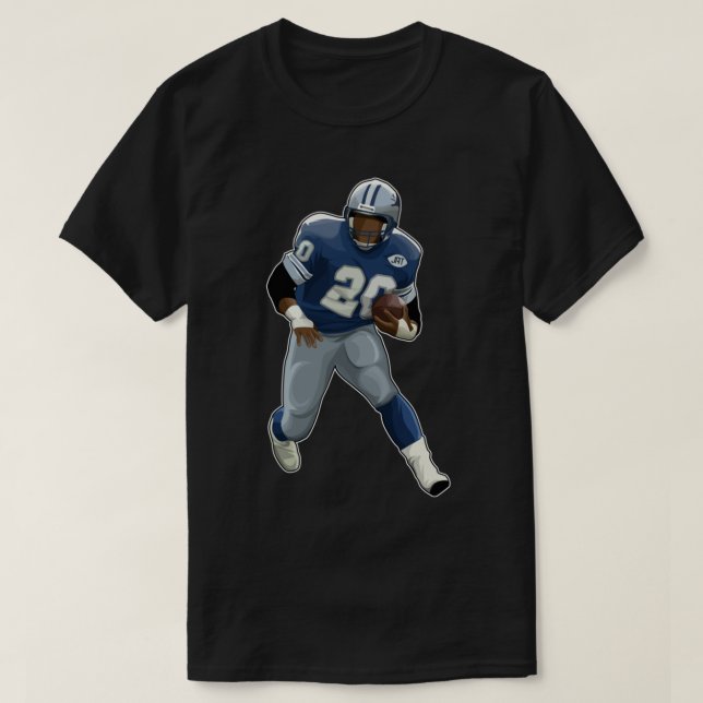 Barry Sanders Take The Ball Classic T-Shirt (Design Front)