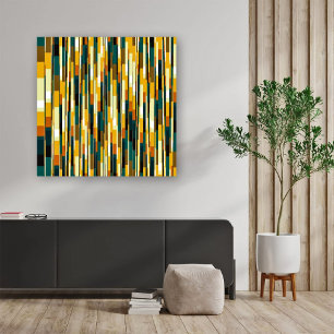 Bars of Colours Canvas Print