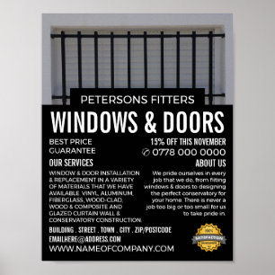 Bars & Shutters, Window & Door Fitter Company Poster
