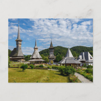 Barsana Abbey in Romania Postcard