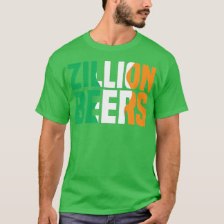 Barstool Sports Zillion Beers Saint Patrick's Day T-Shirt
