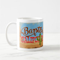Barstow California Cartoon Desert Retro Travel
