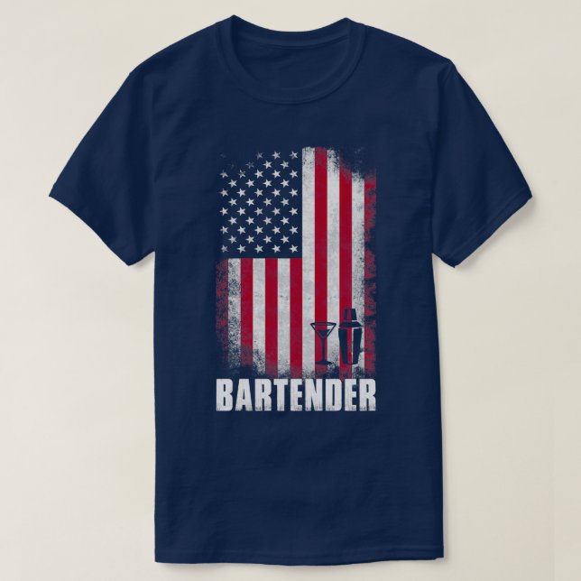 Bartender 43 T-Shirt (Design Front)