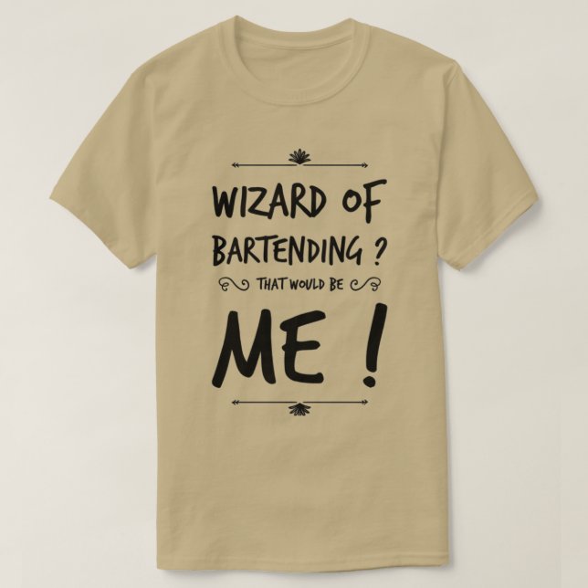 Bartender 55 T-Shirt (Design Front)