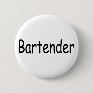 Bartender 6 Cm Round Badge