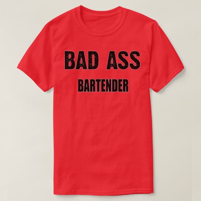 Bartender Awesome Looks Birthday Christmas Funny 3 T-Shirt (Design Front)