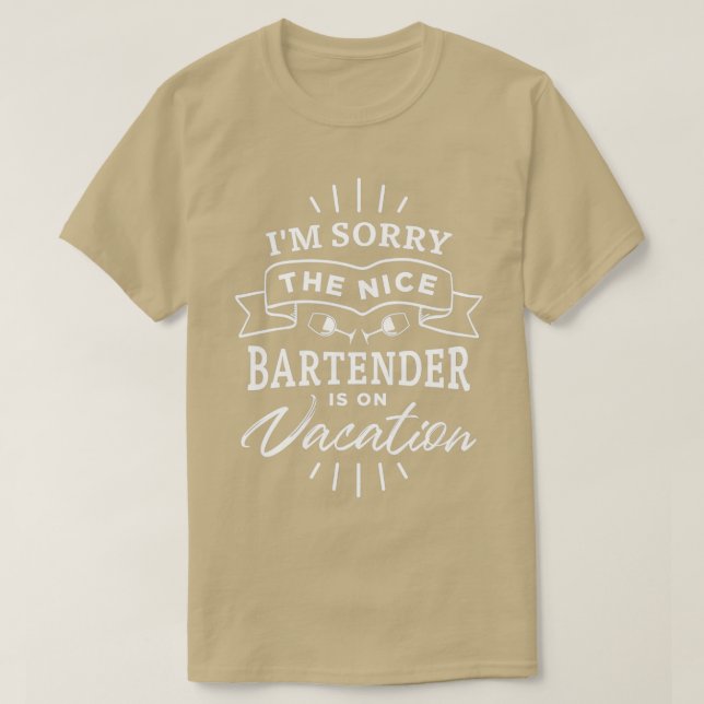 Bartender Bar Bartending Cocktail Gift 6 T-Shirt (Design Front)
