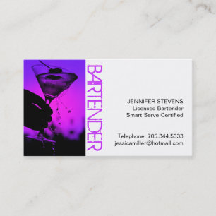 Bartender Business Card