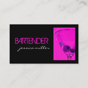 Bartender Business Card
