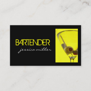 Bartender Business Card