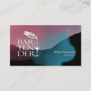 Bartender Business Card