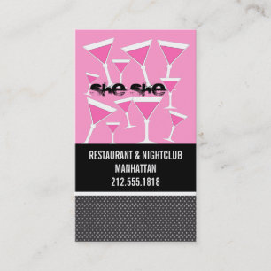Bartender Business Cards