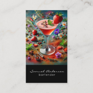 Bartender Business Cards
