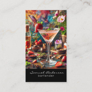 Bartender Business Cards