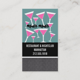 Bartender Business Cards