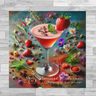 Bartender Business Cards