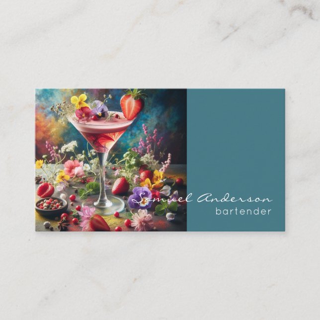 Bartender Business Cards (Front)