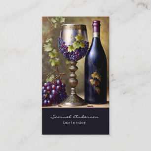 Bartender Business Cards