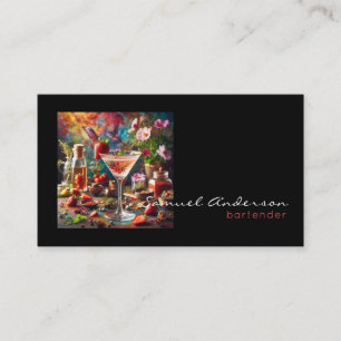 Bartender Business Cards