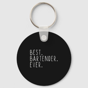 Bartender Ever Cool Funny Bartending Gift Christma Key Ring
