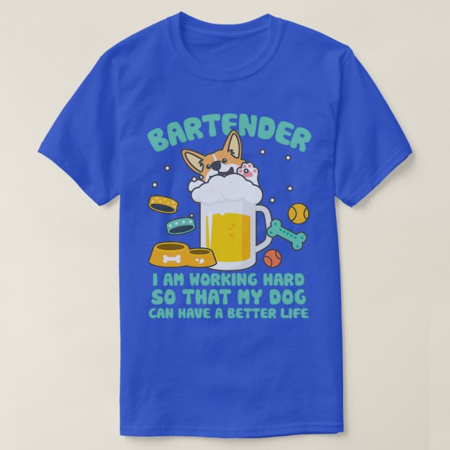 Bartender Funny 23 T-Shirt (Design Front)