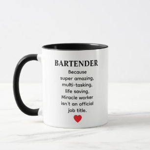 Bartender Gift – Funny Drink Mixer Quote Design Mug