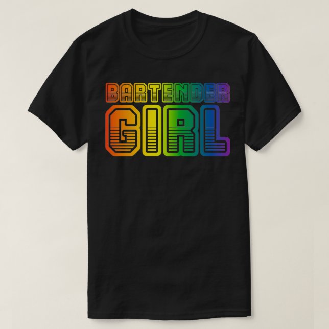 Bartender girl life T-Shirt (Design Front)